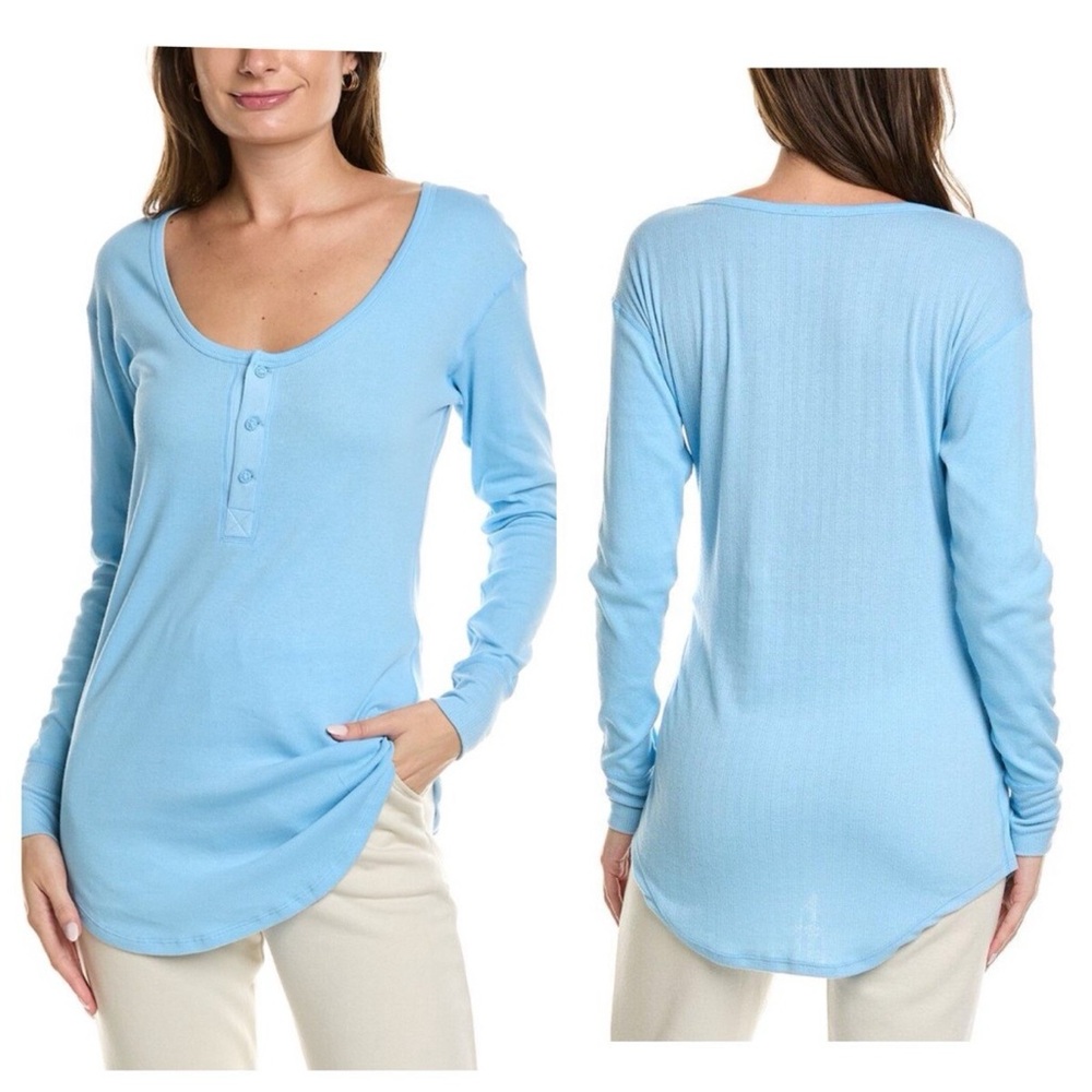 Free People Intimately Weekend Vibe Longline Henley size